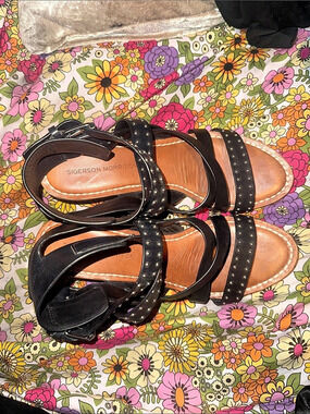 Sigerson Morrison Studded Leather Sandals!